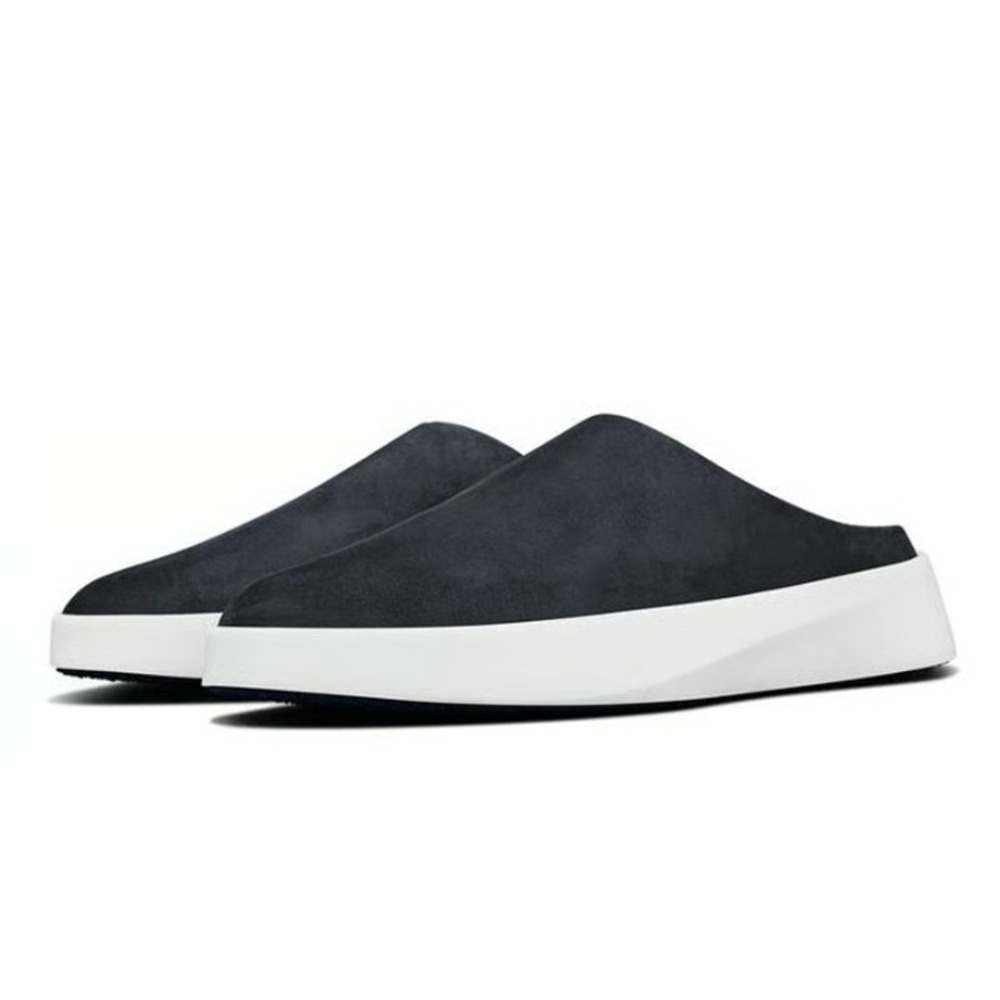 Wolf & Shepherd Cruise Mule Slip On Shoes Mens 7.5 Womens 9 Black Leather NIB